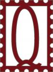 Postage Stamp Alphabet Collection: Q