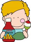 Boy with Hot Sauce