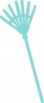 Garden Rake Silhouette