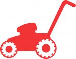 Lawn Mower Silhouette