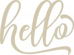 Home Signs Collection: Hello