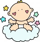 Baby in Clouds