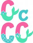 Mermaid Font Collection: C