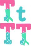 Mermaid Font Collection: T