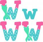 Mermaid Font Collection: W