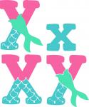 Mermaid Font Collection: X