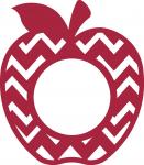 Monogram Chevron Apple