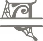 Split Cobweb Fonts Collection:  U