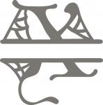 Split Cobweb Fonts Collection:  X