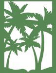Palm Tree 4.25 x 5.5 Card Front