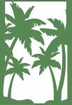 Palm Tree 5 x 7 Card Front