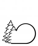 Pine Tree Frame
