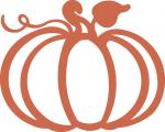 Pretty Pumpkin Silhouette