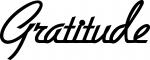 Gratitude