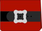 Santa Belt Card