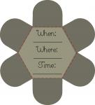 Hexagon Petal Invitation