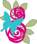 Butterfly and Flower