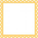 Scallop Square Frame