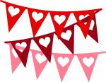 Heart Pennants