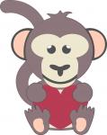 Monkey with Heart
