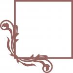 Frames and Corner Flourishes Collection: Flourish Frame Square