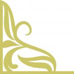 Frames and Corner Flourishes Collection: Leaves Corner