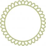 Circle Scallop Frame