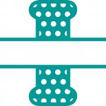 Split Letter Monogram Collection: Regular I