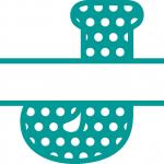 Split Letter Monogram Collection: Regular J