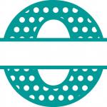 Split Letter Monogram Collection: Regular O