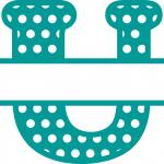 Split Letter Monogram Collection: Regular U