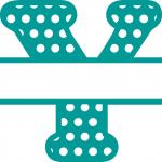 Split Letter Monogram Collection: Regular Y