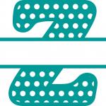 Split Letter Monogram Collection: Regular Z