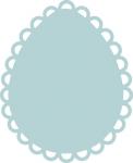 Eyelet Doily Easter Egg