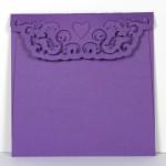 Lacy Envelope Collection: Heart-Square