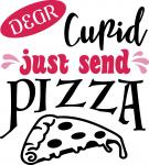 Tea Towel Collection: Cupid Send Pizza