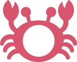Maritime Monograms Collection: Crab Monogram