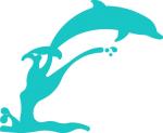 Jumping Dolphin Silhouette