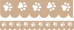 Paw Print Border