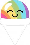Rainbow Snow Cone