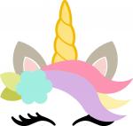 Unicorn with Bangs