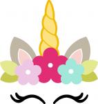 Unicorn with Flowers