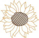 Sunflower-Single Stroke