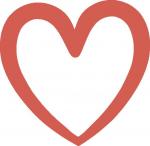 Outline Heart