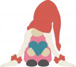 Gnome with Heart Girl