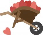 Wheelbarrow of Hearts