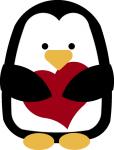 Penguin with Heart
