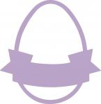 Easter Egg with Banner