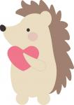 Hedgehog with Heart