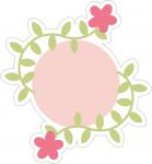 Flower Circle Frame